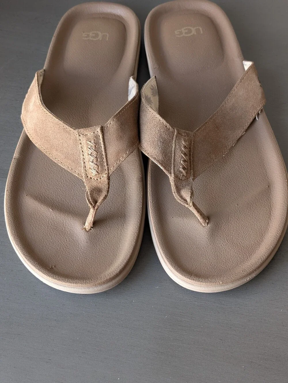 UGG brown rubber